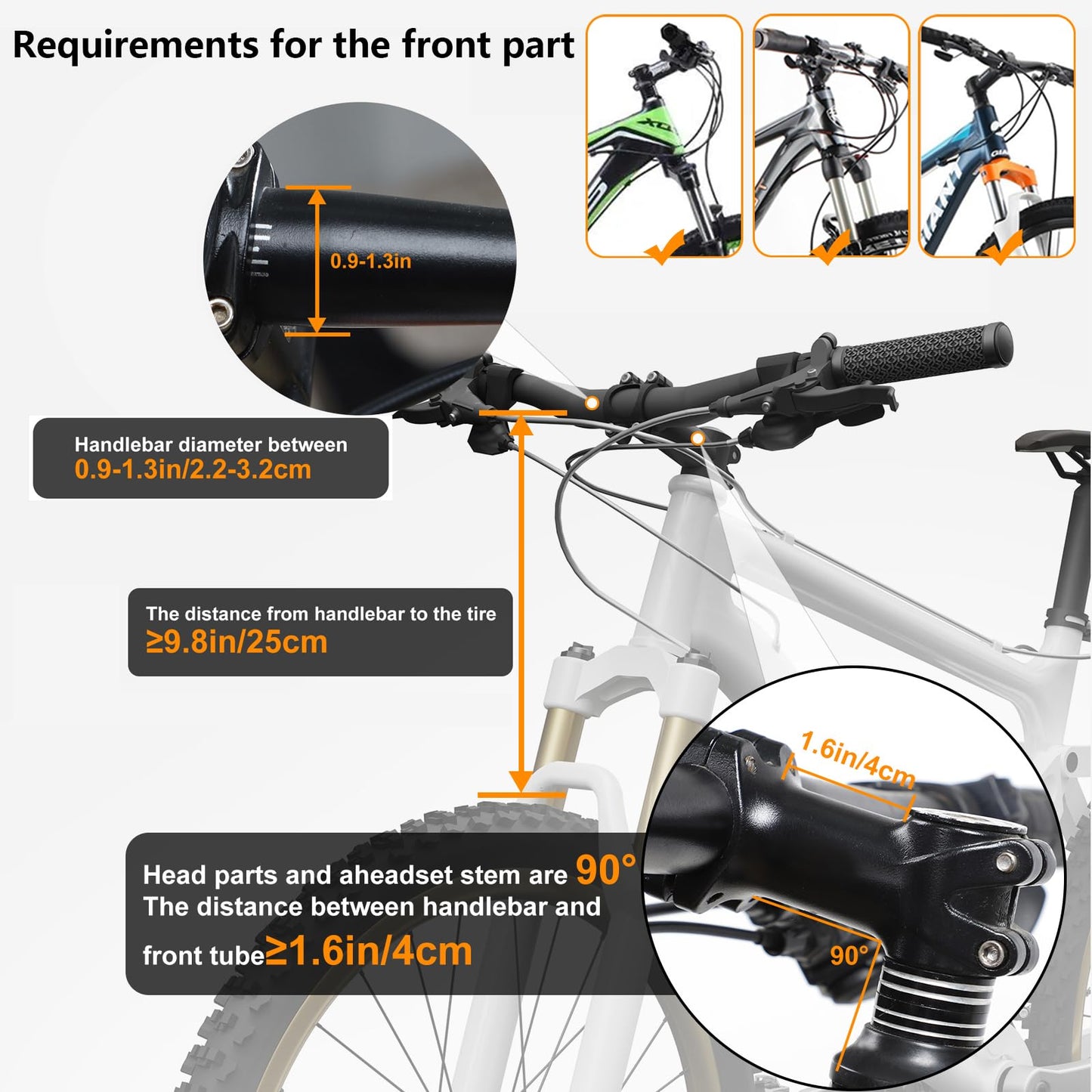 COFIT Detachable Bike Basket Front, Foldable Bicycle Dog Carrier for Small Pet, Shopping, Commuting, Camping and Outdoor Cargo Bag with Side Pouches, Black