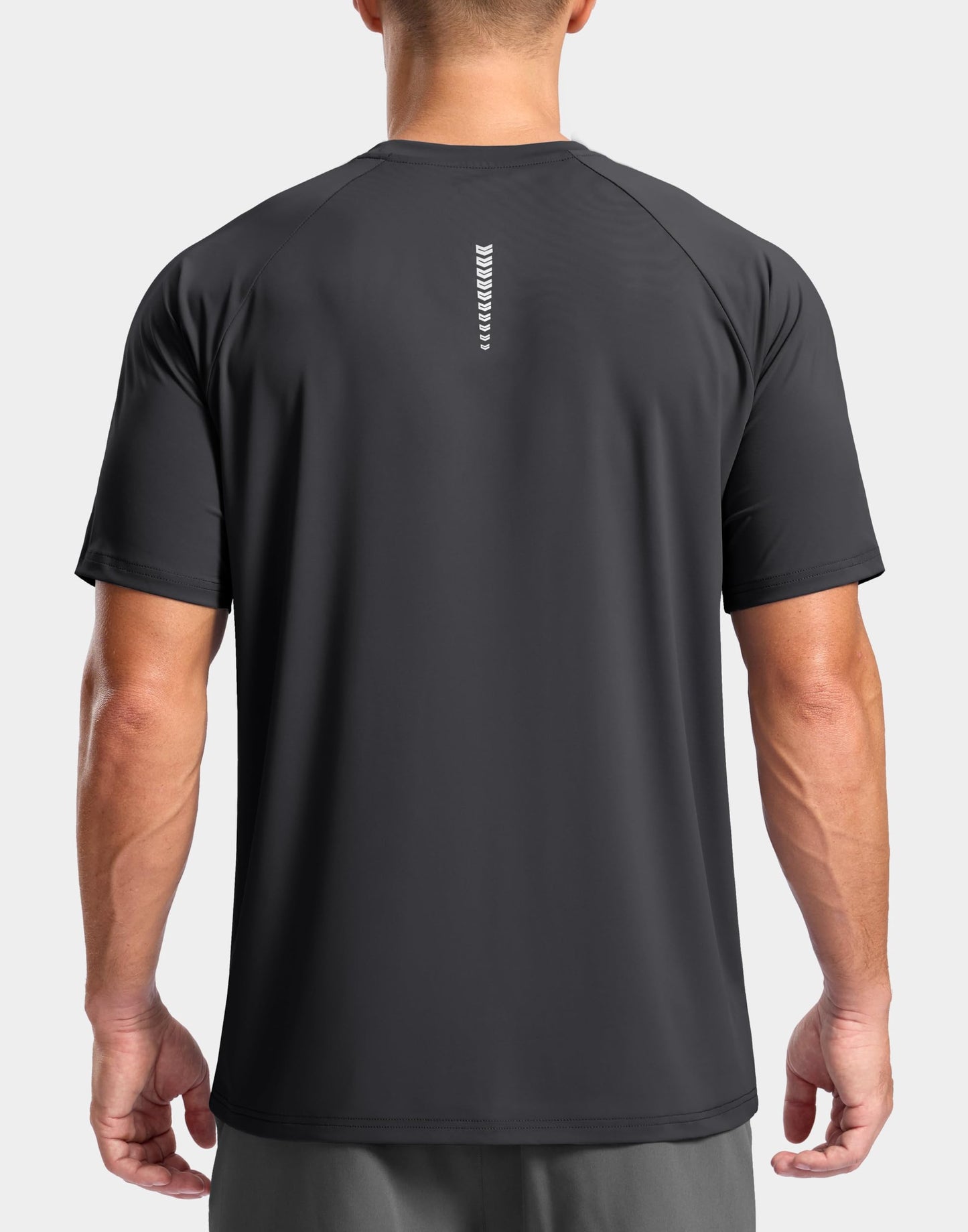 G Gradual Men's Athletic Workout T-Shirts Moisture Wicking Cooling Running Shirts Short Sleeve Performance Tee for Gym Tennis(Dark Grey,4XL)