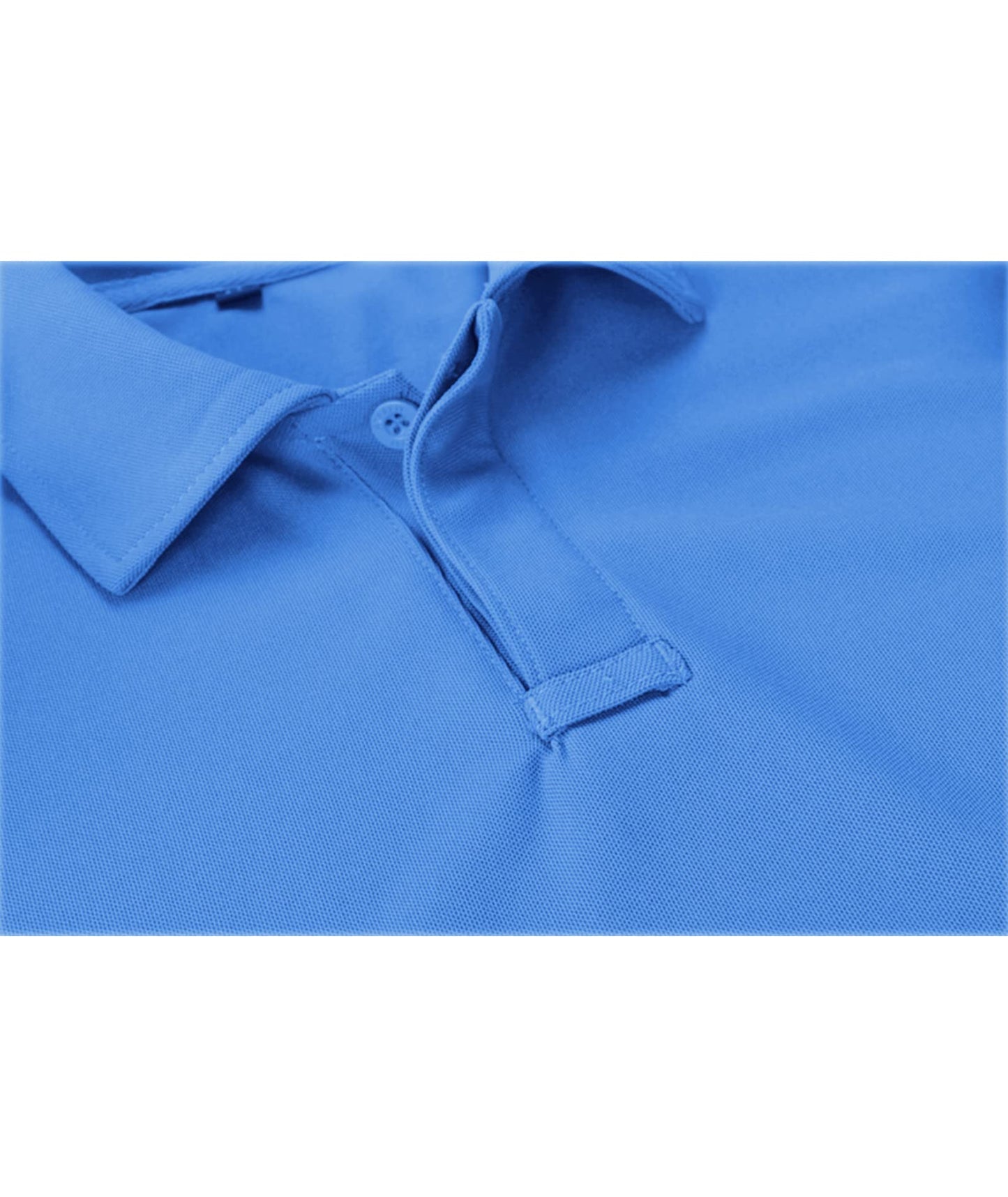 ZITY Mens Polo Shirt Short Sleeve Sports Tactical T-Shirt Athletic Golf Polos Daily Casual Stylish Collared Shirts for Men Lightblue 4X-Large