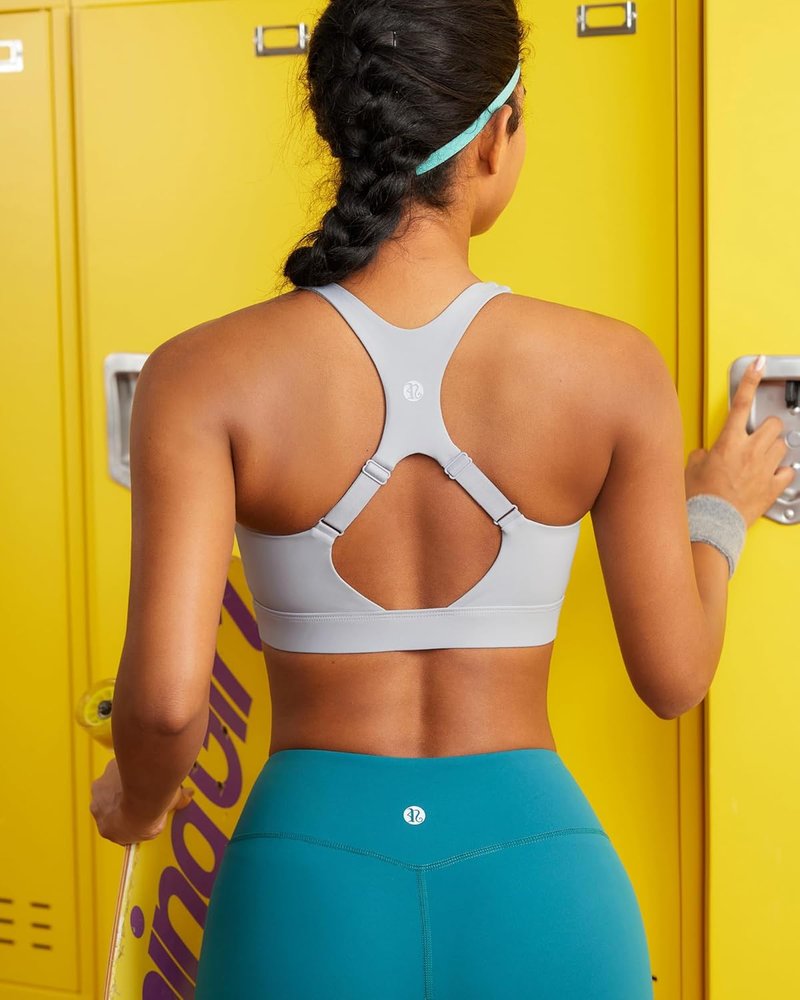 High Impact Sports Bra for Women - Adjustable Straps & Sewn-in Pads | Ultimate Comfort & Support