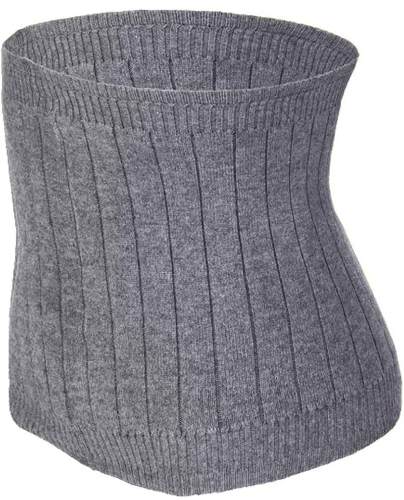 iEasey Thermal Cashmere Knit Lumbar Warmer Lower Back Support Belt Brace Stomach Kidney Warmer Abdominal Binder Belly Wrap