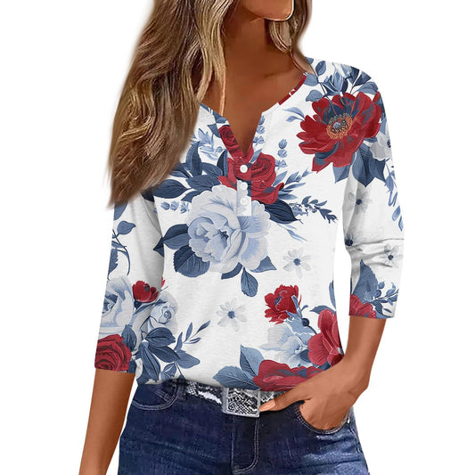 Tunics for Women 2024, Plus Size 3/4 Sleeve Tops for Women, Womens 3/4 Sleeve Tops Casual, Womens Elbow Length Sleeve Tops, Women'S Casual Tops