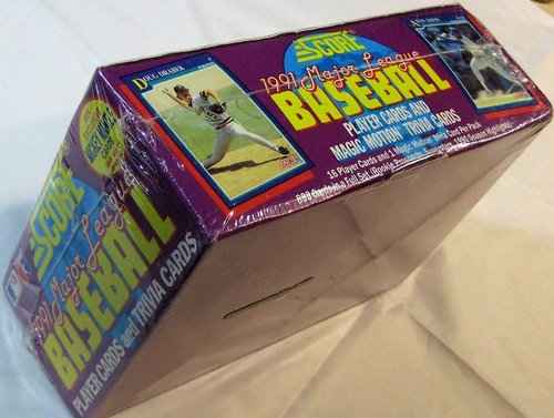 1991 SCORE BASEBALL SERIES 2 36 CT WAX BOX LOOK FOR MANTLE AUTO