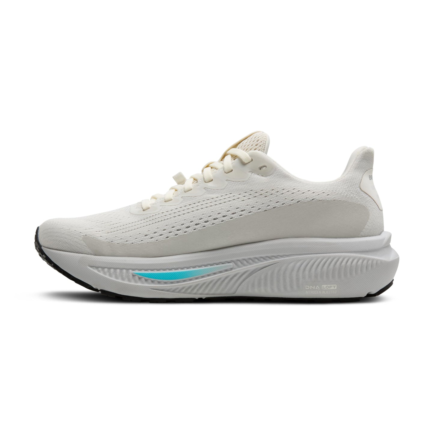 Brooks Women’s Ghost 17 GTX Waterproof Supportive Running & Walking Shoe - Coconut/Oyster/Blue - 11 Medium