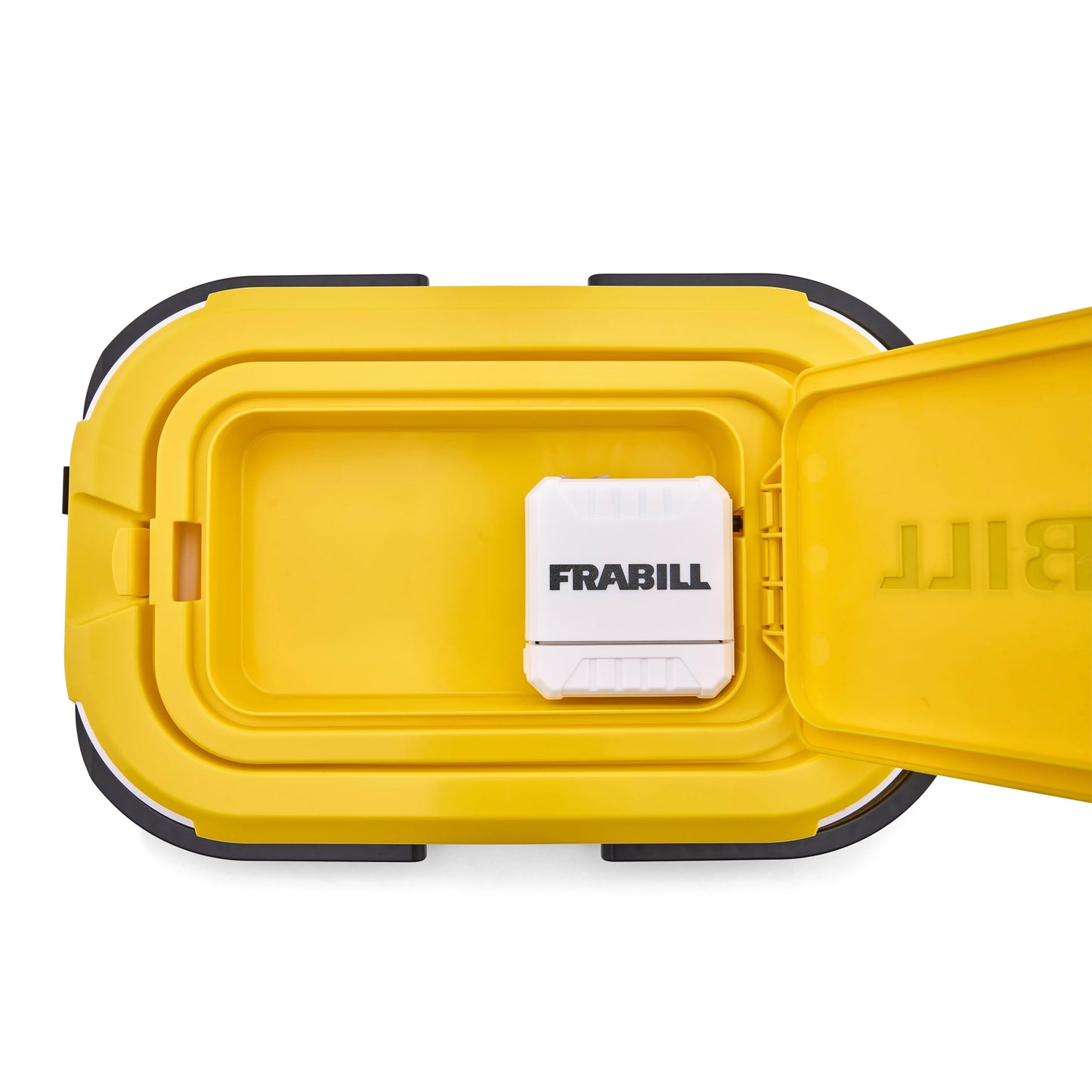 Collapsible Bait Bucket with Aerator-White/Yel