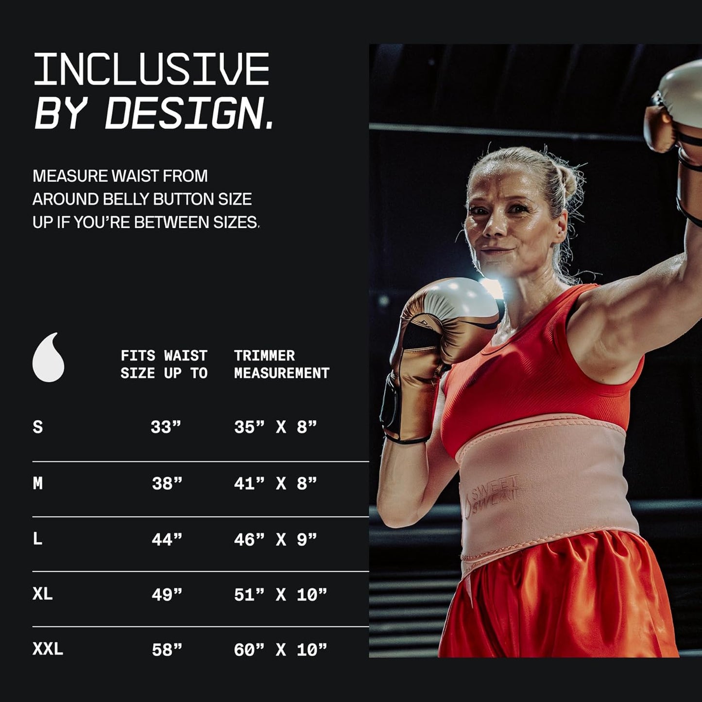 Sweet Sweat Waist Trimmer - Premium Fitness Belt for Enhanced Sweat | 5 Adjustable Sizes for Men & Women