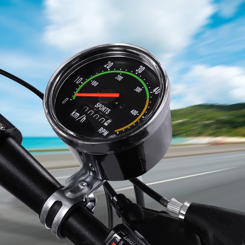 Cycling Computer, Mechanical Speedometer Odometer Cycling Stopwatch Cyclocomputer
