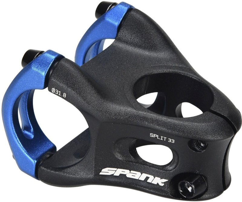 Spank Split Stem - 48Mm Blue