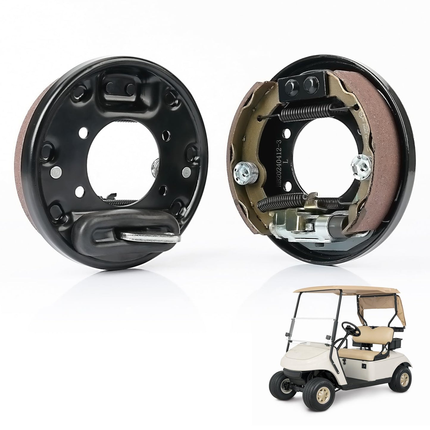 Panglong Golf Cart Brake Assembly, Fit Yamaha Rear Brake & EZGO TXT Rear Brake, Suitable for Yamaha G14,G16,G19,G20,G21,G22, EZGO TXT Medalist, OEM# 70998G01,70998-G02,JN6-F7290-03-00,JN6-F7280-03-00