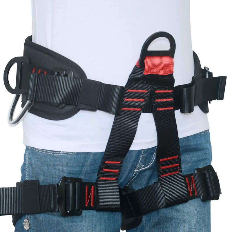 HeeJo Climbing, Safety Safe Seat Belt for Outdoor Tree Climbing, Outward Band Expanding Training Large Size,Climbing Gear