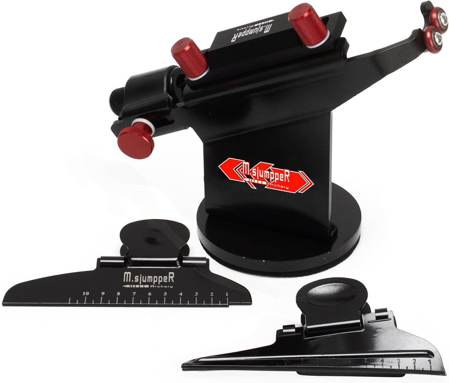 Iron Fletching Jig - Right Helical & Straight Clamps for DIY Archery Arrow Repair | Tool Kit