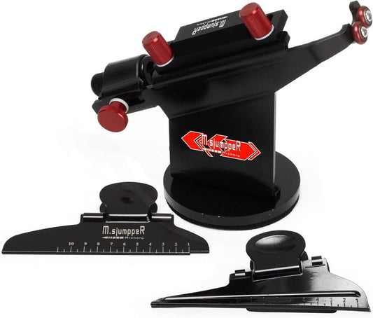 Iron Fletching Jig - Right Helical & Straight Clamps for DIY Archery Arrow Repair | Tool Kit