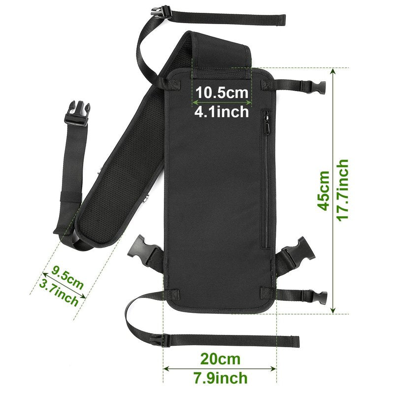 LISEFURE Skateboard Bag Skateboard Strap Backpack Universal Portable Skateboard Bag (black)