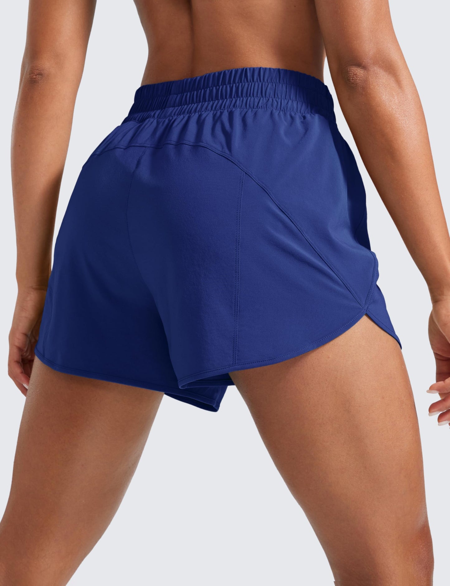 CRZ YOGA Dolphin Athletic Shorts 3" Larkspur Blue X-Large