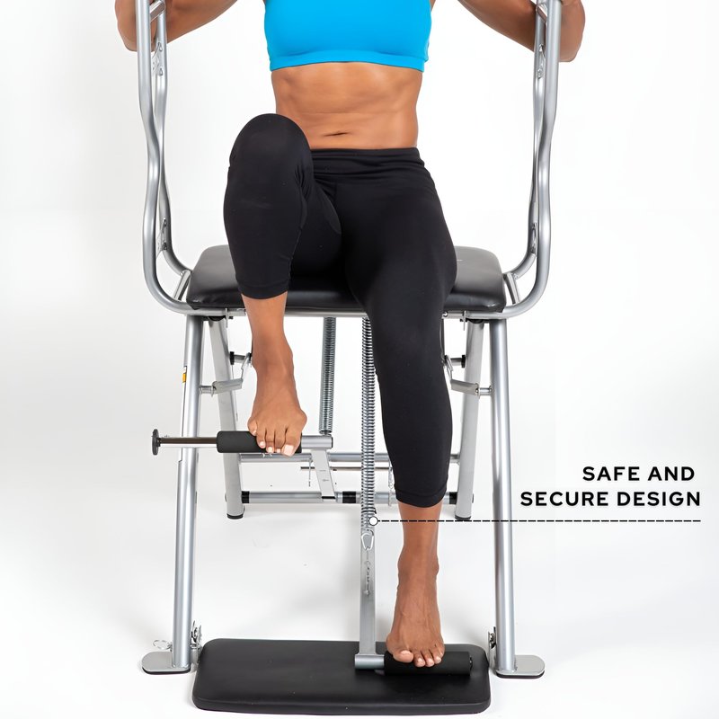 Pilates Pro Chair Replacement Springs – Adjustable Resistance for Core Strength, Flexibility & Toning Workouts – 2-Pack