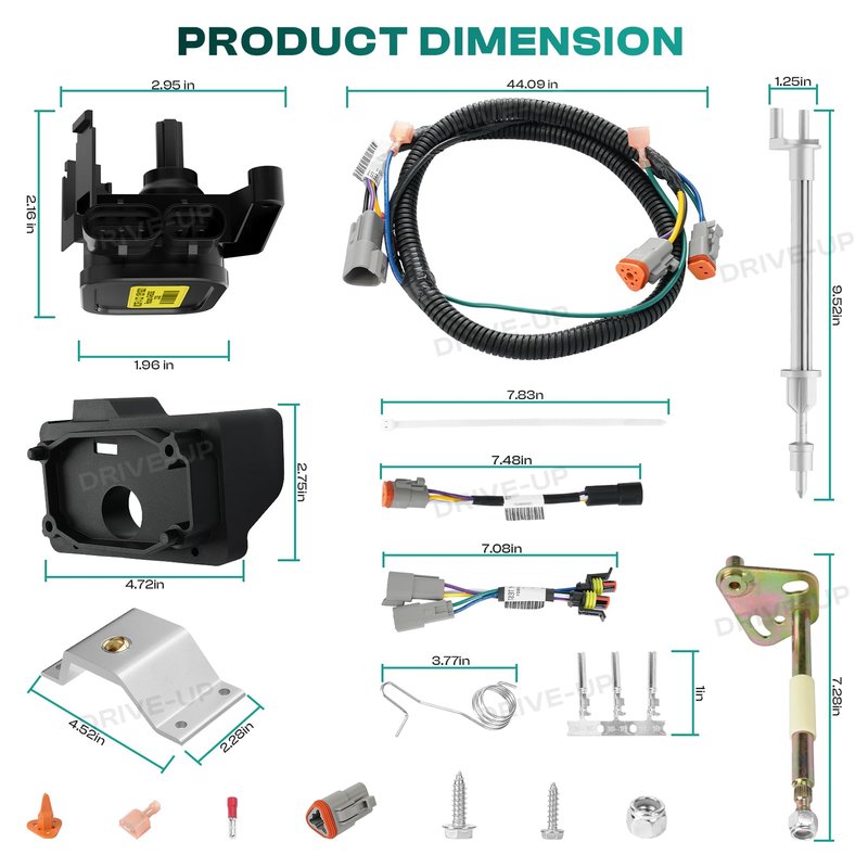 DRIVE UP Golf Cart DS Pre-MCOR to MCOR4 Conversion Kit for 1995.5-2001 Club Car DS Models OEM AM293201, 103951901