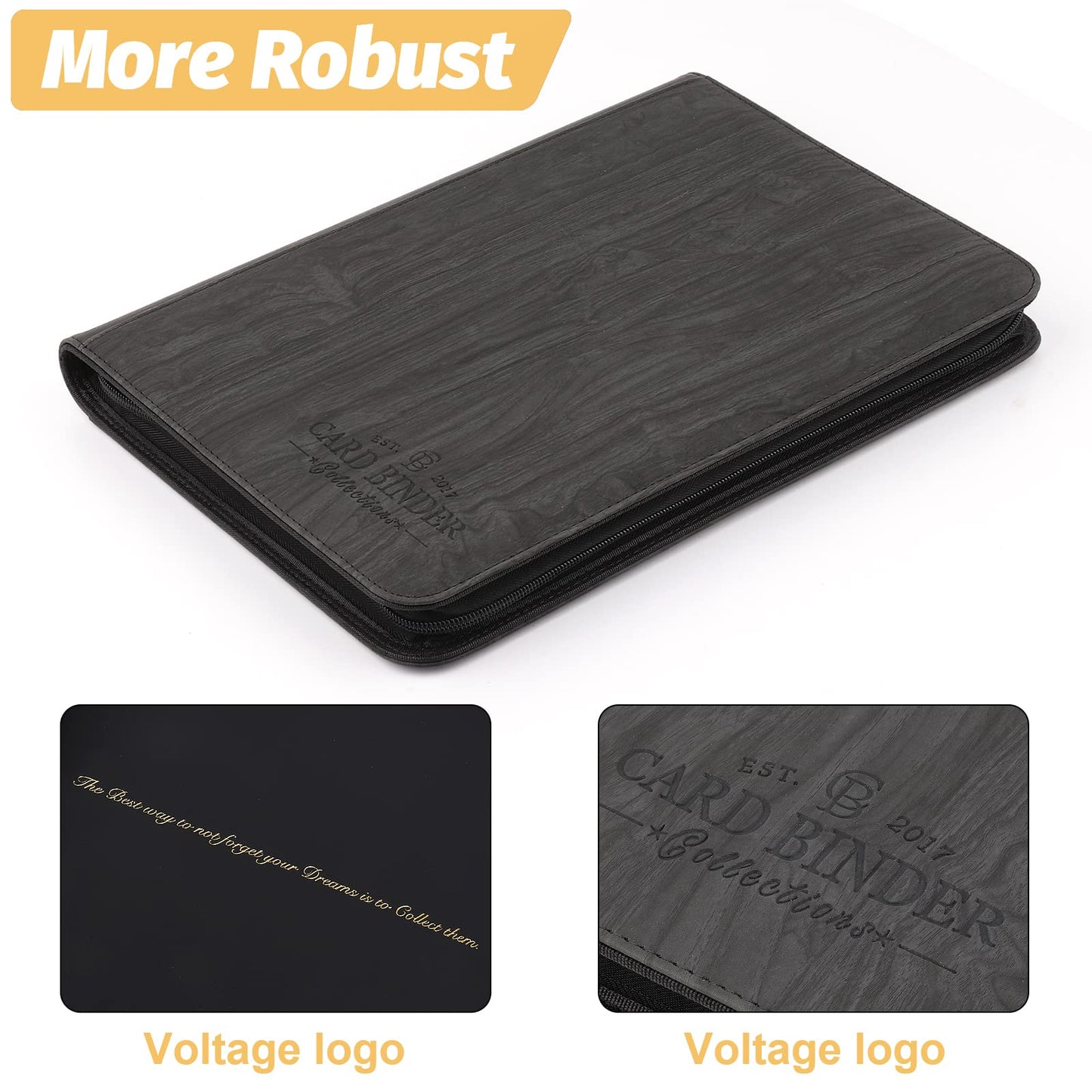 Foalgo Trading Card Binder, Card Collection Binder Album Folder with 540 Side Loading Pockets, 9 Pocket Trading Card Album Folder for TGC,MTG, Baseball Cards, Yugioh.