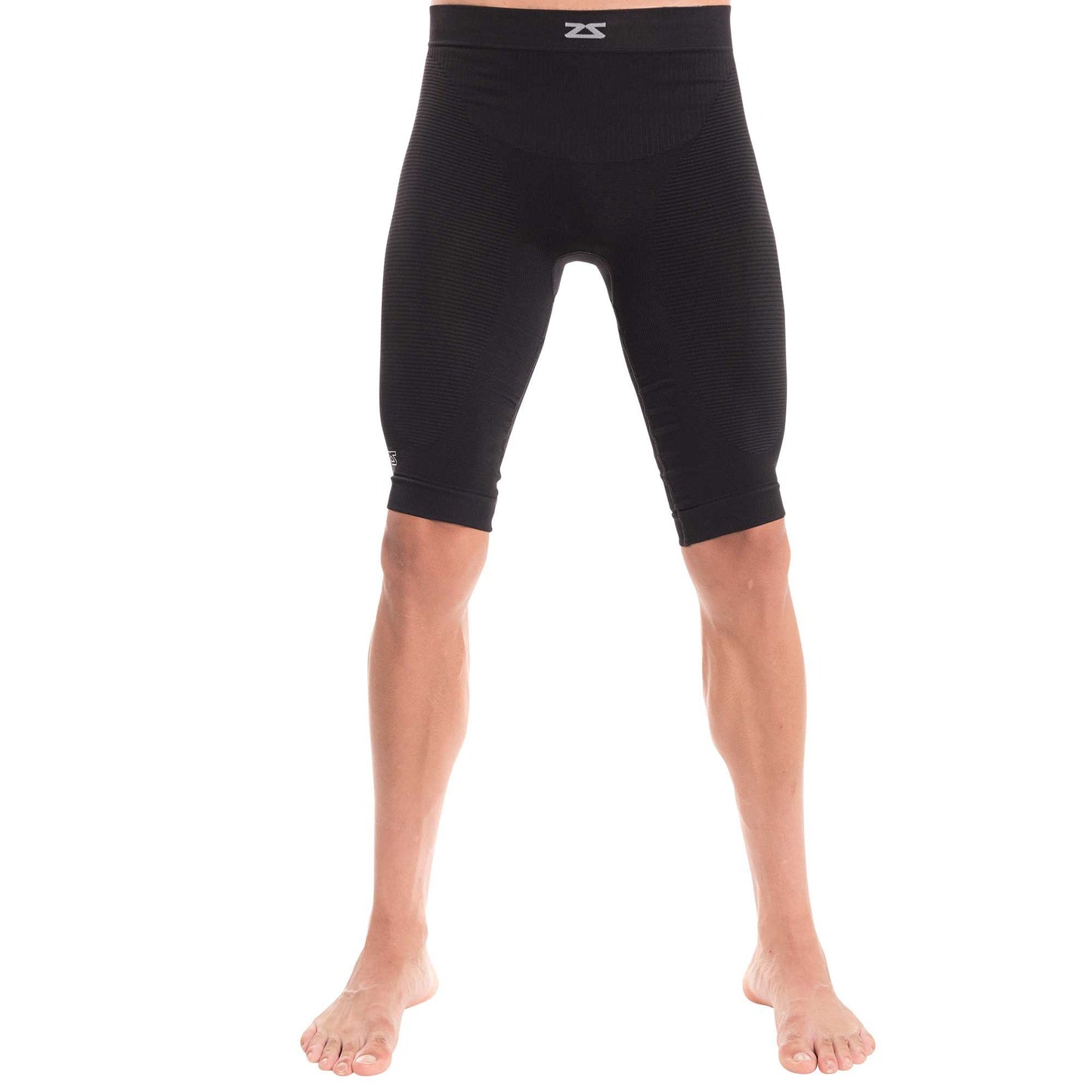 Zensah Recovery Compression Short - Hamstring Support, Compression Shorts for Running, Athletic Compression Short, Black, X-Small/Small