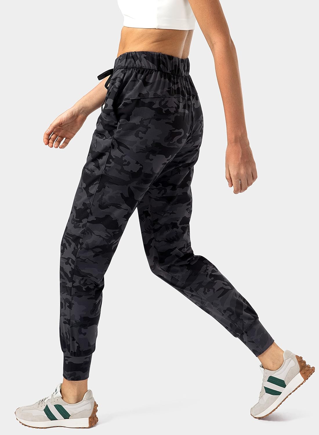 SANTINY Women's Joggers - Comfortable Drawstring Sweatpants with Pockets | Ideal for Running & Lounge