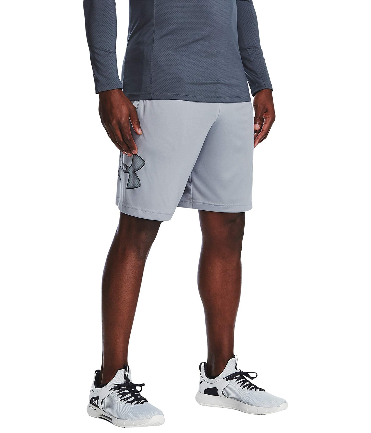 Under Armour Men's Tech Graphic 10" Shorts, Steel (035)/Black, 4X-Large Tall