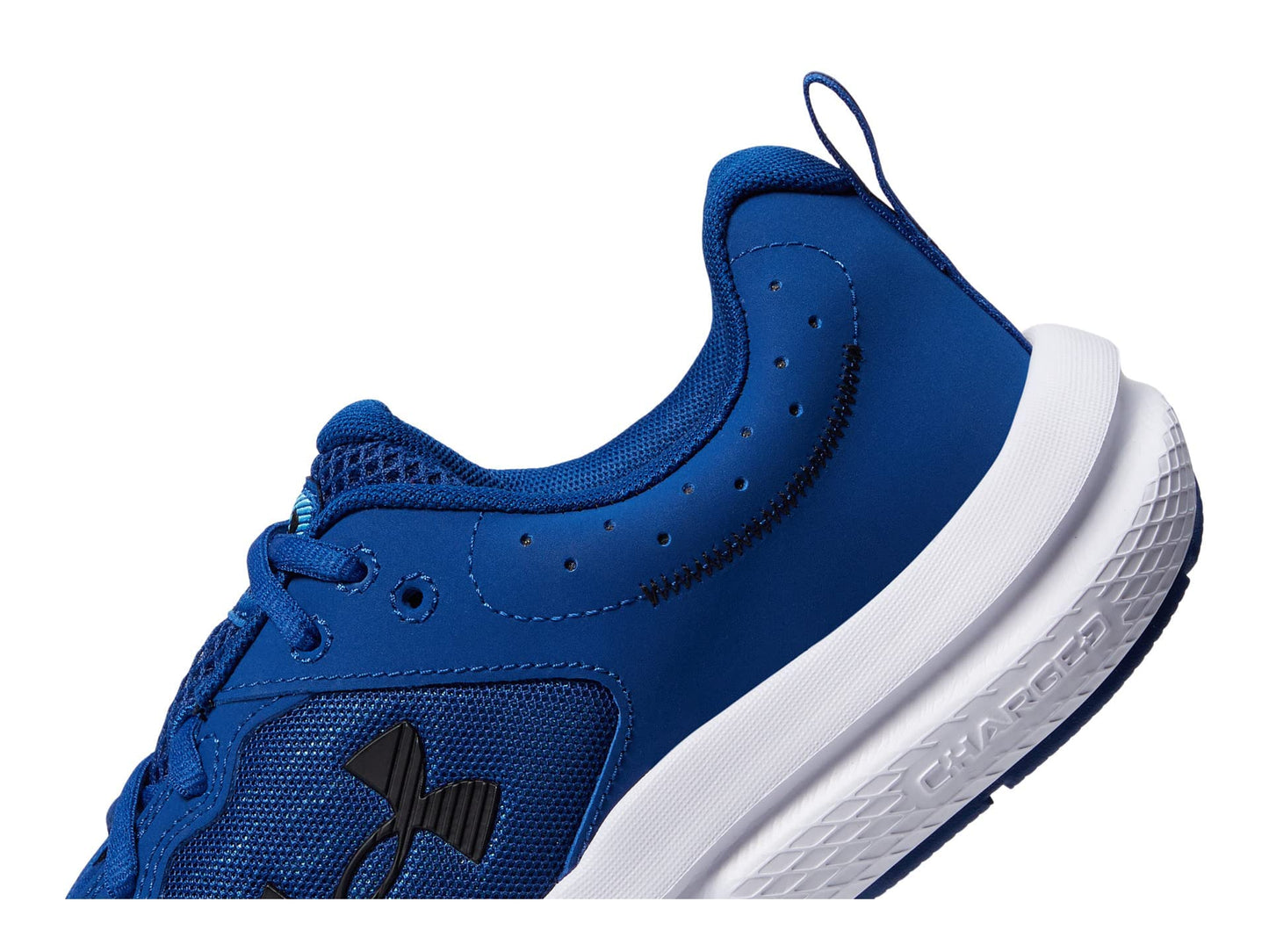 Under Armour Mens Charged Assert 10, Blue Mirage/Blue Mirage/Black, 9 XW