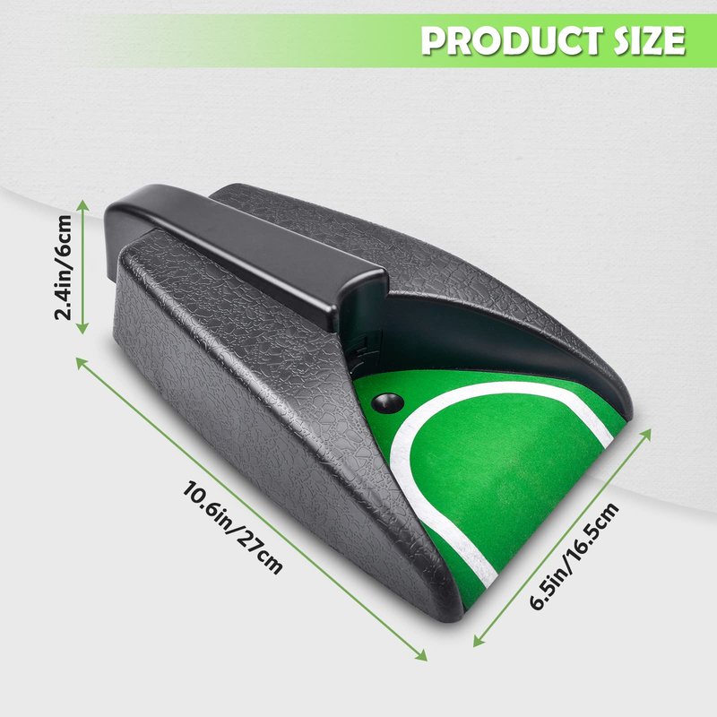 Dorytin Golf Automatic Putting Cup, Practice Return Machine, Auto Putting Returner, Indoor/Outdoor Yard Office
