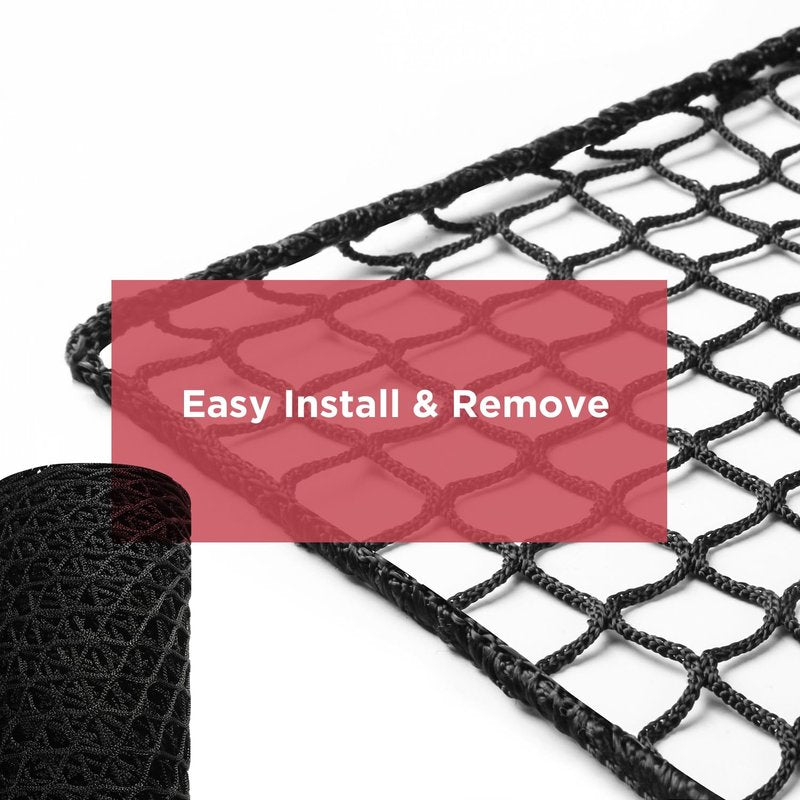 Practice Golf Nets - Ideal for Golf, Hockey, Baseball - Sports Netting, Impact Equipment - Perfect for Backyard Driving, Chipping, Hitting, Pitching Simulators (Black, 10x10 Feet)