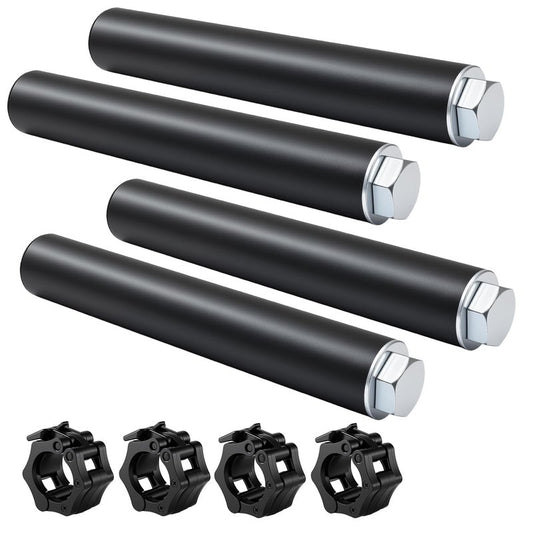 CAELUM Weight Plate Holder Power Rack Attachment, for 2 Inch Olympic Plate Storage, Squat Rack Holder Fits 2x2, 2x3, 3x3 Power Cages with 1" Holes 4 Pack