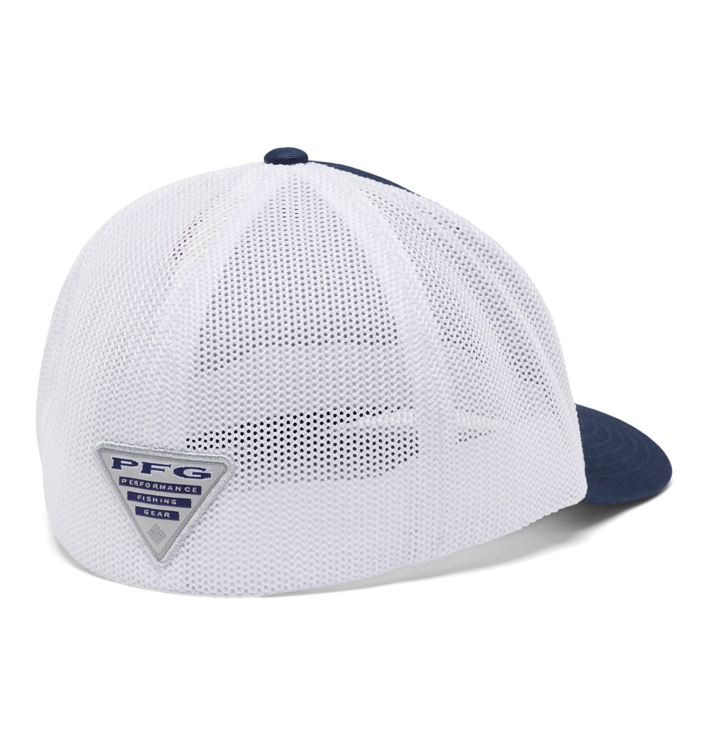 Columbia PFG Logo Mesh Ball Cap-Low Crown, Compass Blue/Carbon, Large/X-Large