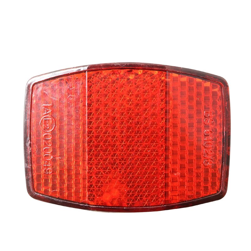PZRT Handlebar Mount Safe Bicycle Reflector Reflective Front Rear Warning Light Bike Accessories, Red