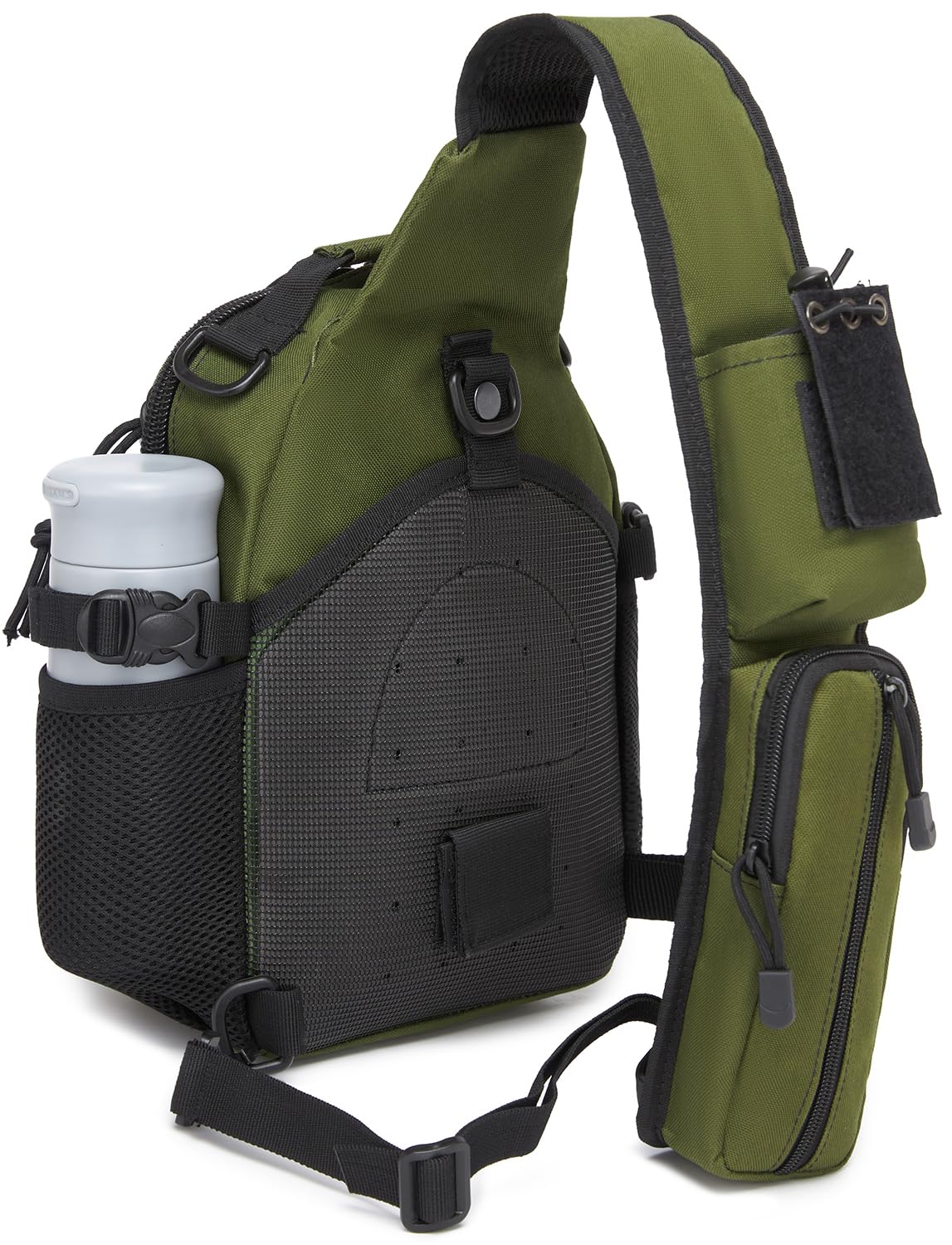 ATBP Small Tactical Holster Sling Backpack Accessories Shoulder Pouch Water Bottle & Radio Holder Crossbody Bag for Men