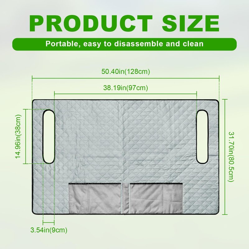 Grekos Golf Cart Seat Covers, Golf Cart Seat Covers with Front Seat 4 Pockets Anti-Slip Low Surface Design 39''x 22'' for Universal Golf Accessories, Non-Slip Easy to Clean, Gray