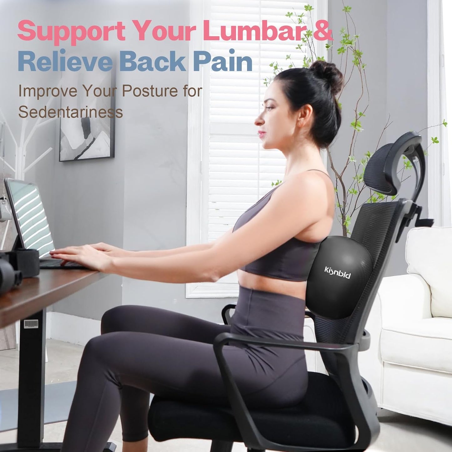 Mini Pilates Ball - 9 Inch Anti-Burst Exercise Ball for Stability, Fitness & Core Strength | Yoga & Physical Therapy