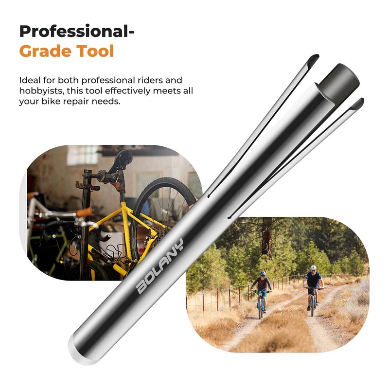 BOLANY Bicycle Headset Cup Removal Tool - Bike Head Parts Remover(for 1-1/8, 1-1/4 and 1-1/2 inch) Installer Accessories