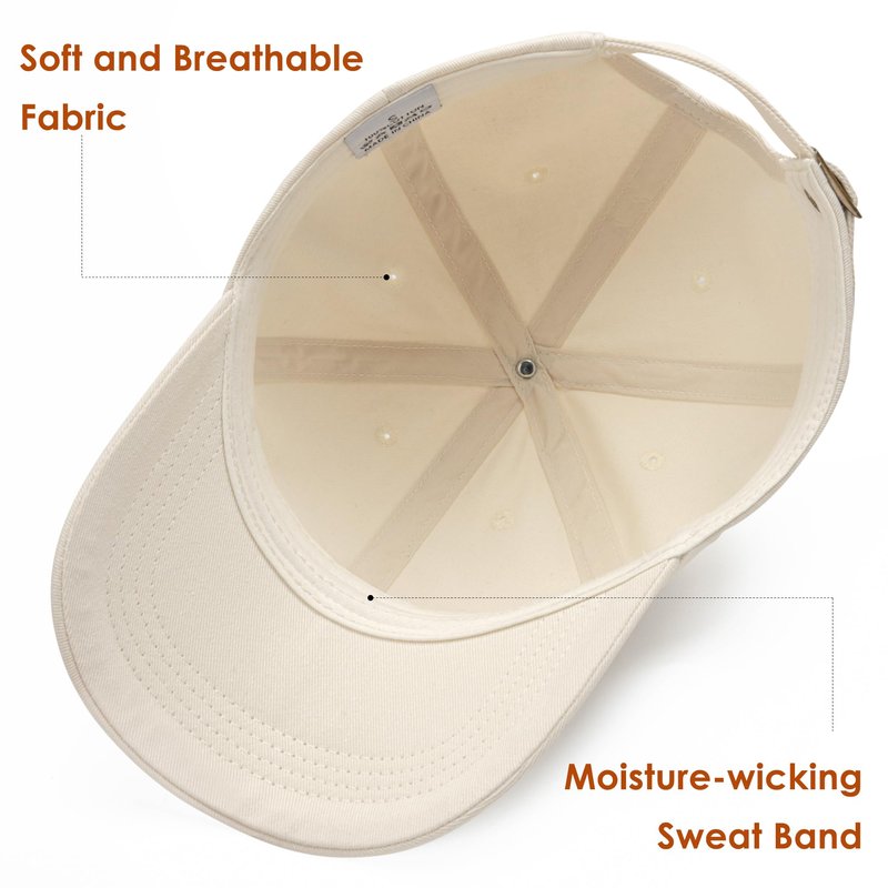 spxkd Baseball Cap for Men Women Washed Cotton Unstructured Black