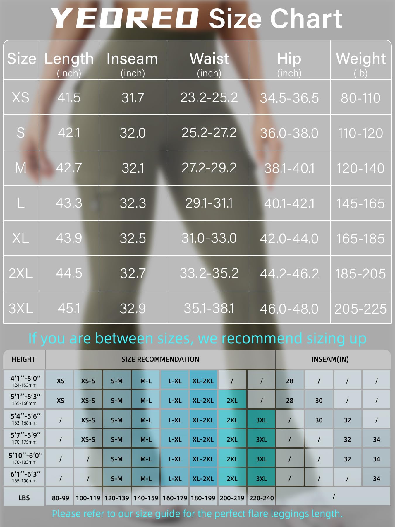 YEOREO CoreFlex Women Workout Flare Leggings with Pockets Hidden Scrunch High Waisted Cargo Gym Yoga Leggings Army Green XL