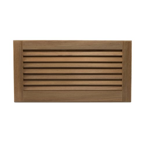 Whitecap Teak Louvered Insert for Cutout, 17 x 8 3/8"