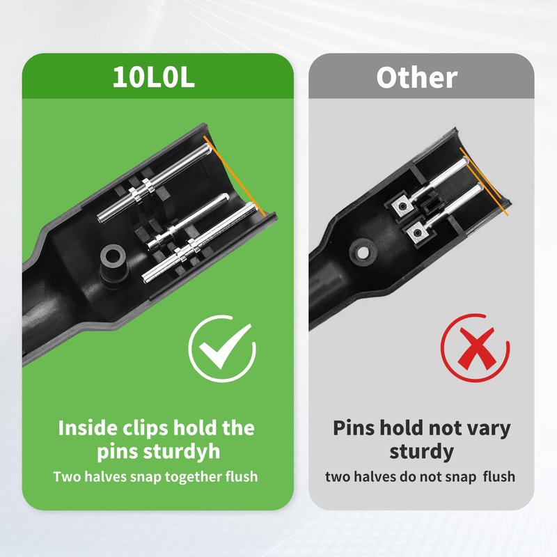 10L0L 48V 3-Pin Battery Charger Plug Connector Kit. Compatible with Yamaha G29 Drive Replace OEM #JW9-82174-00
