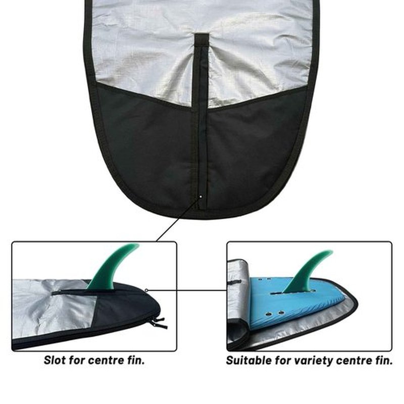 UP SURF Surfboard bag, Daylight Bags for Longboard, Size 8’6”,9’2”,9’6", Surfboard cover for Storage and Transport Surfboard (9'2")