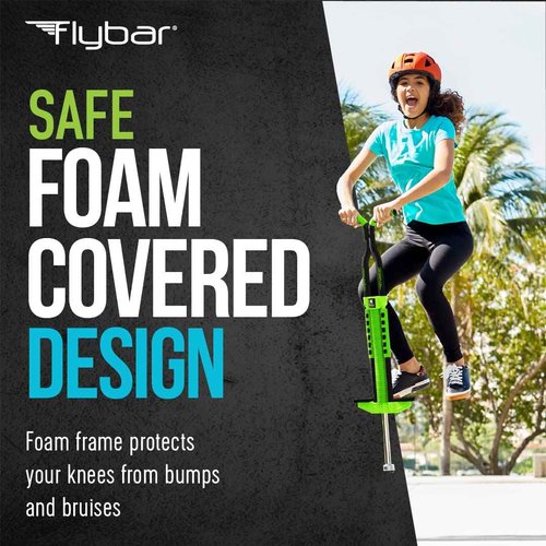 Flybar Master Pogo Stick for Kids Ages 9+, 80–160 lbs – Easy Grip Handles – Active Exercise Toy for Tweens & Teens – Outdoor Toy with Non-Slip Foot Pegs for Boys and Girls – No Assembly Needed