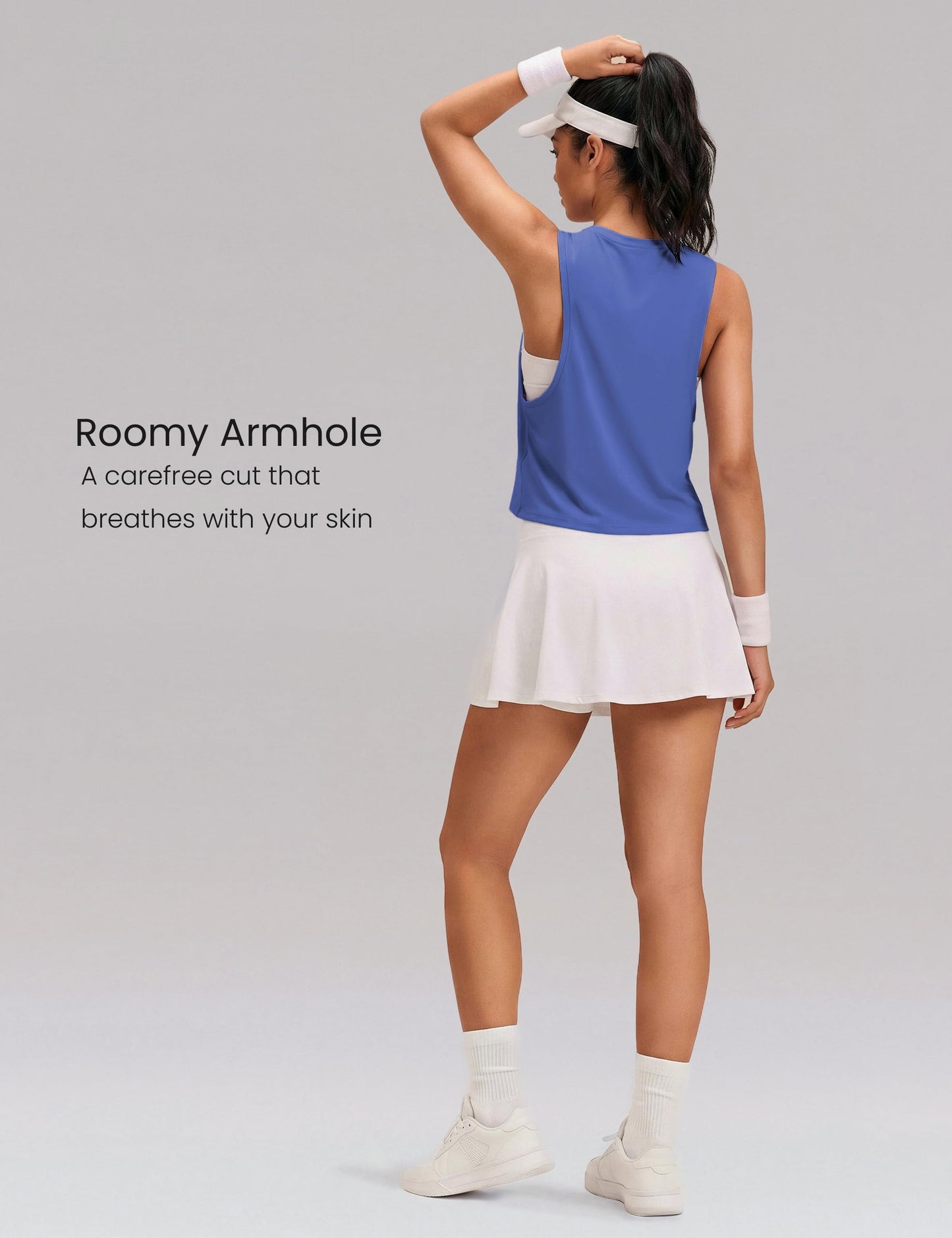 Workout Tank Tops for Women, Athletic Crop Top