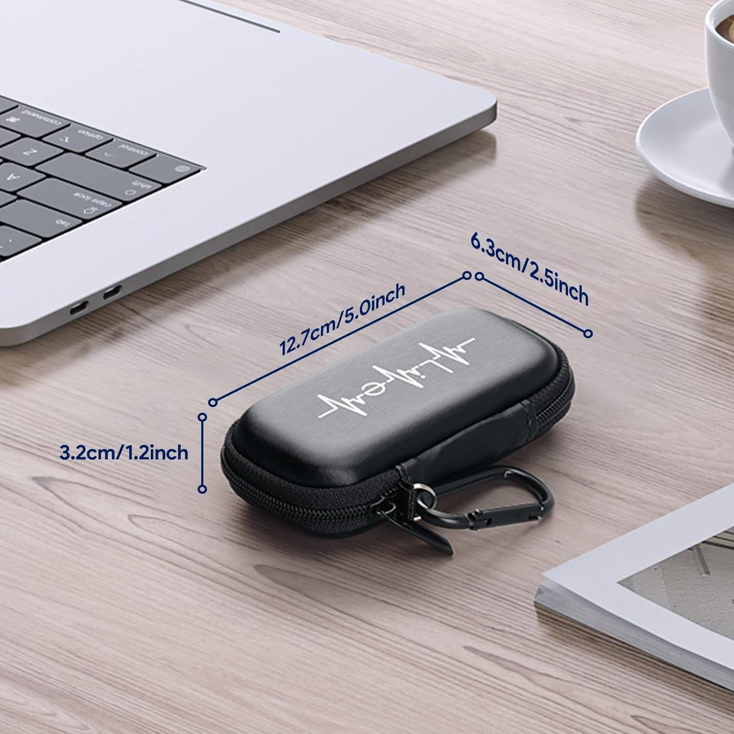 AliveCor Kardia Mobile Heart Monitor Case - Protective Travel Cover for 6-Lead EKG | Storage Bag