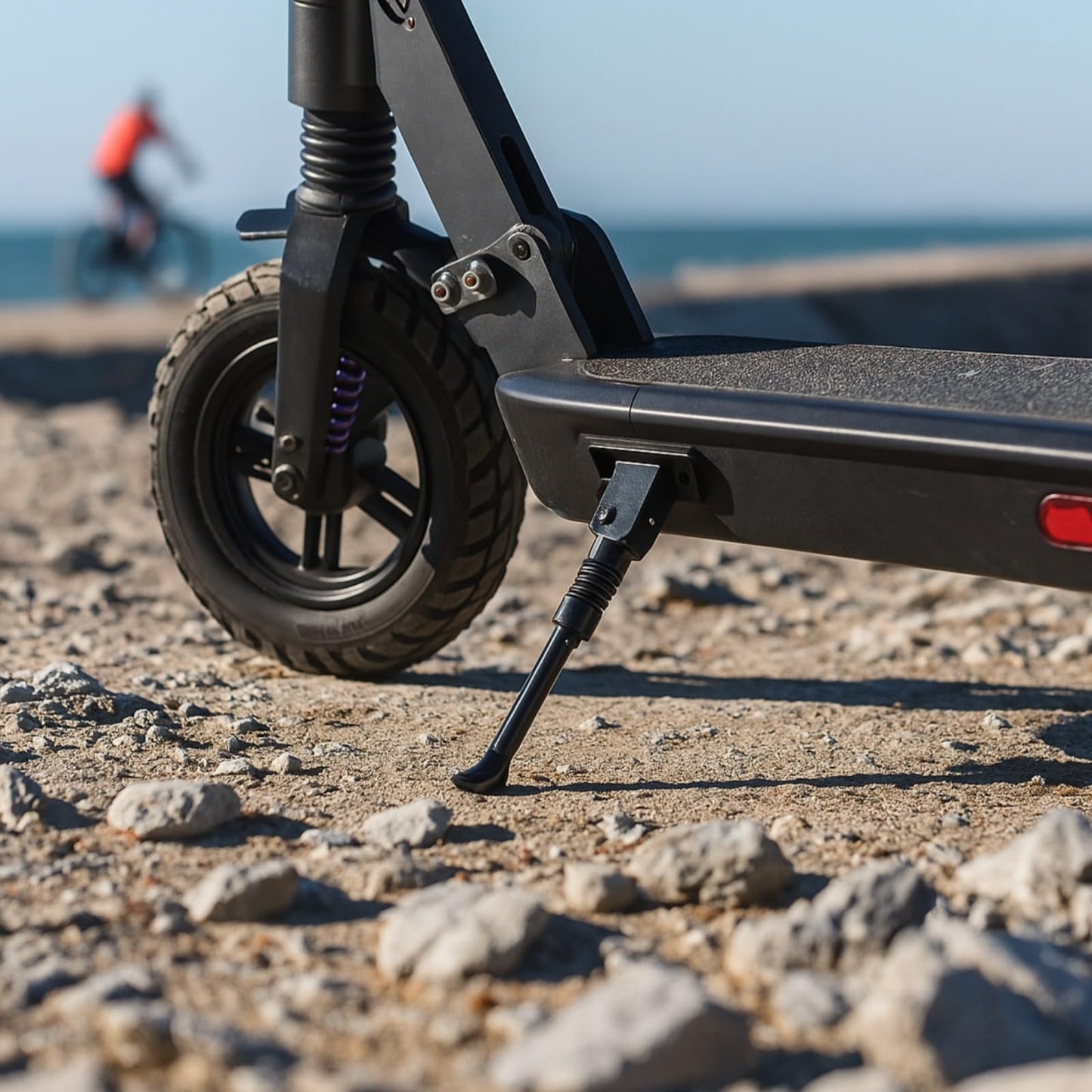 VGEBY Electric Scooter Kick Stand, Universal 10 Inch Folding Scooter Kickstand Parking Stand Feet Support Holder Replacement Parts for M4