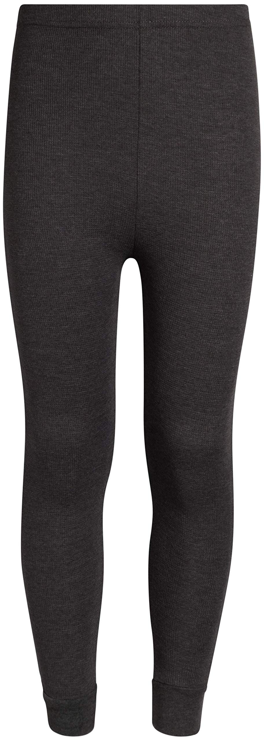 Arctic Hero Boys' Thermal Underwear - 4 Piece Waffle Knit Top and Long John Set (Size: 2-18), Size 12-14, Navy/Charcoal