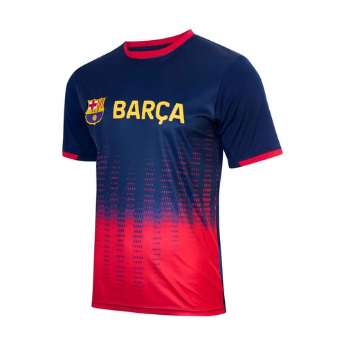 FC Barcelona Offically Licensed Jersey - Adult Soccer Game Day Jersey Inspired Shirt | Frequency, Navy, Small