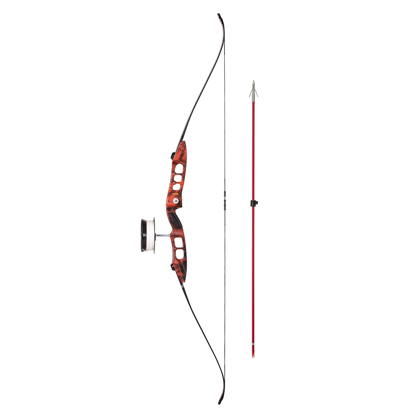 Cajun Bowfishing Fish Stick RTF Kit Bow, Ready-to-Fish Package, 56" Long, Draw Weight Peak of 45lbs, Extreme Durability, Maximum Performance
