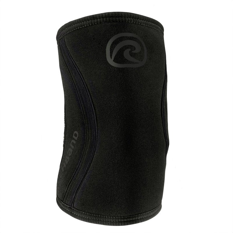 Rehband Elbow 5mm Compression Sleeve, Neoprene Elbow Sleeves for Weightlifting, Anatomical Design, Non-Slip & Close Fitting, Elbow Support Unisex, Colour:Carbon/Black, Size:Medium