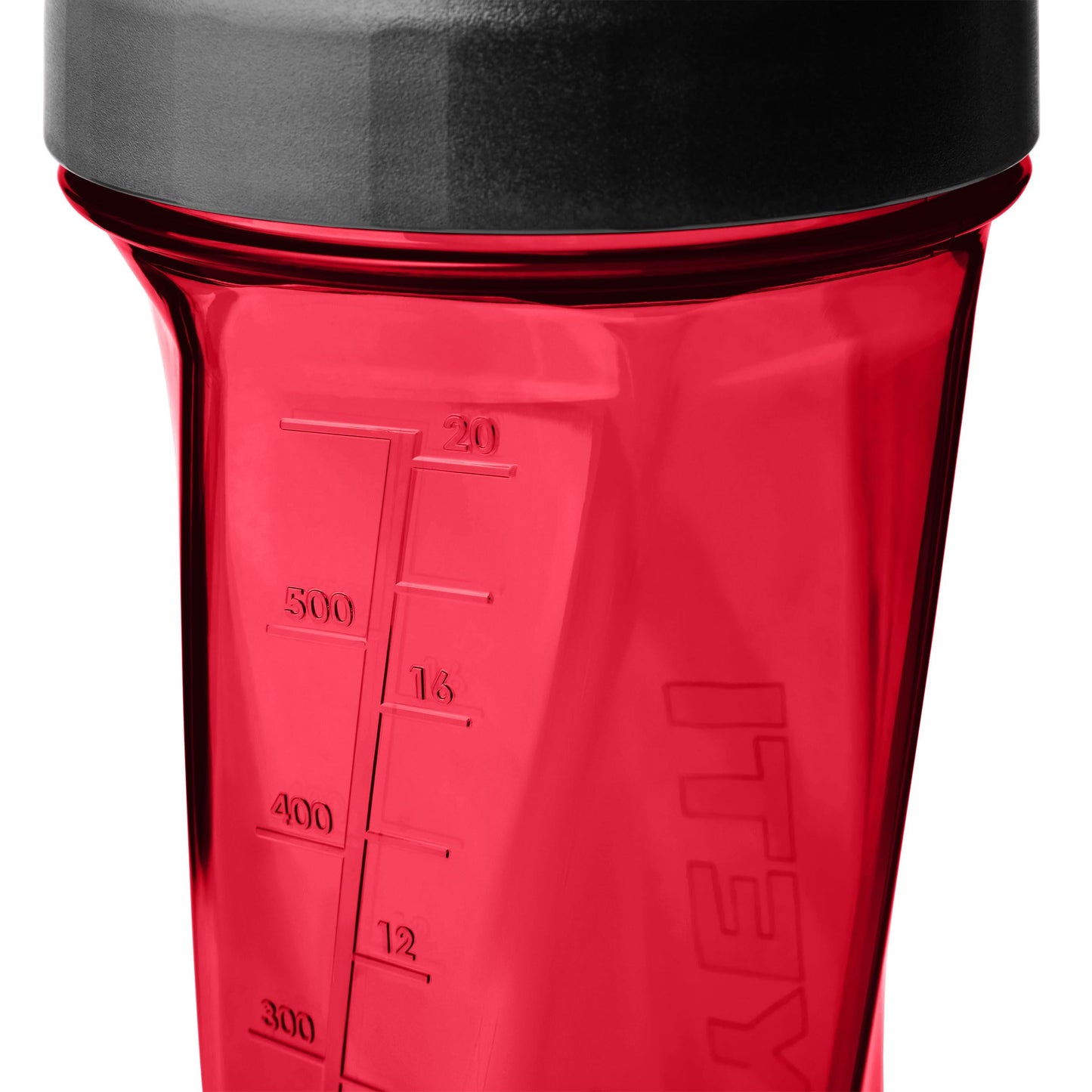 YETI Yonder Helimix Vortex Blender Shaker Bottle Holds up to 27oz | No Blending Ball or Whisk | USA Made | Portable Pre Workout Whey Protein Drink Shaker Cup | Dishwasher Safe, Rescue Red