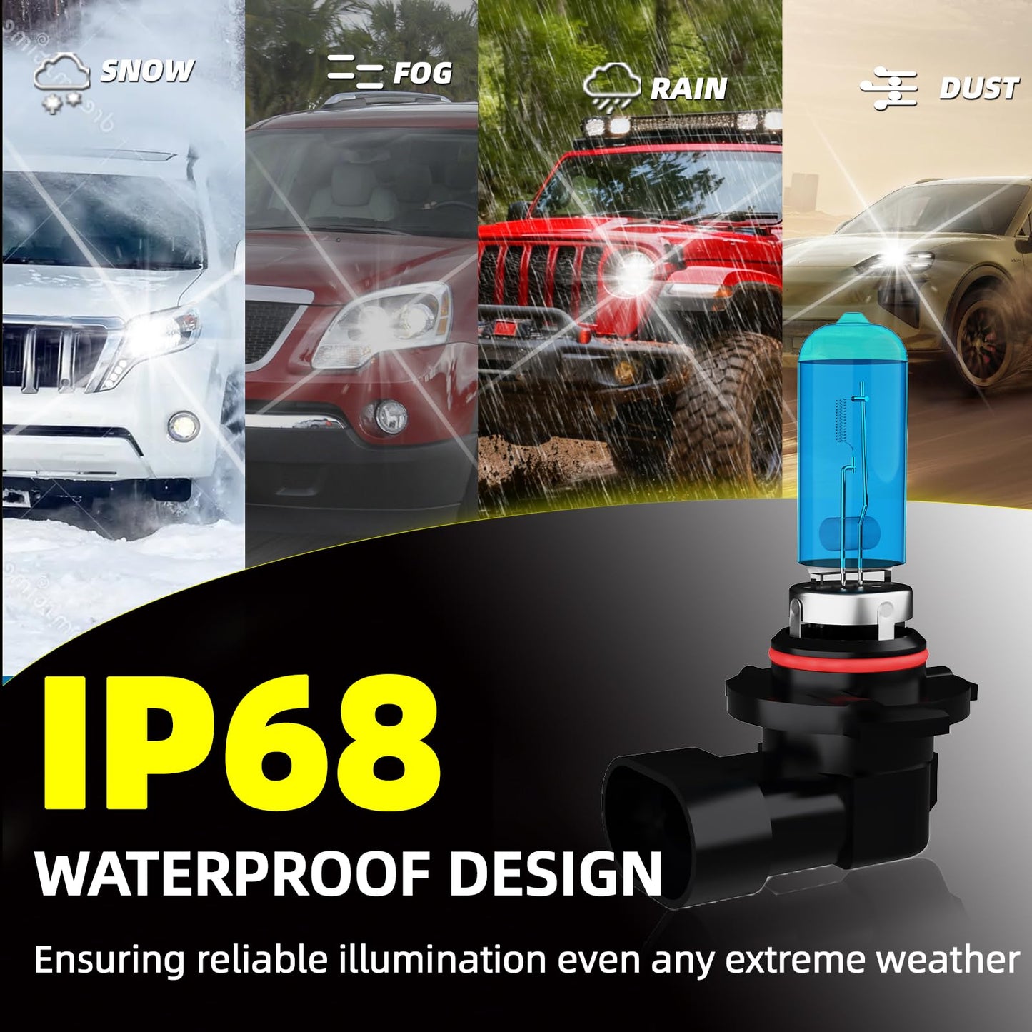 AYGZRUB Upgraded Headlight Bulbs Fit For Volkswagen Passat 2002-2005,H7 High Beam+H7 Low Beam H3 Fog Lights+T10 License Plate Lights,High Performance,6000K White Light,Plug n Play,8PCS