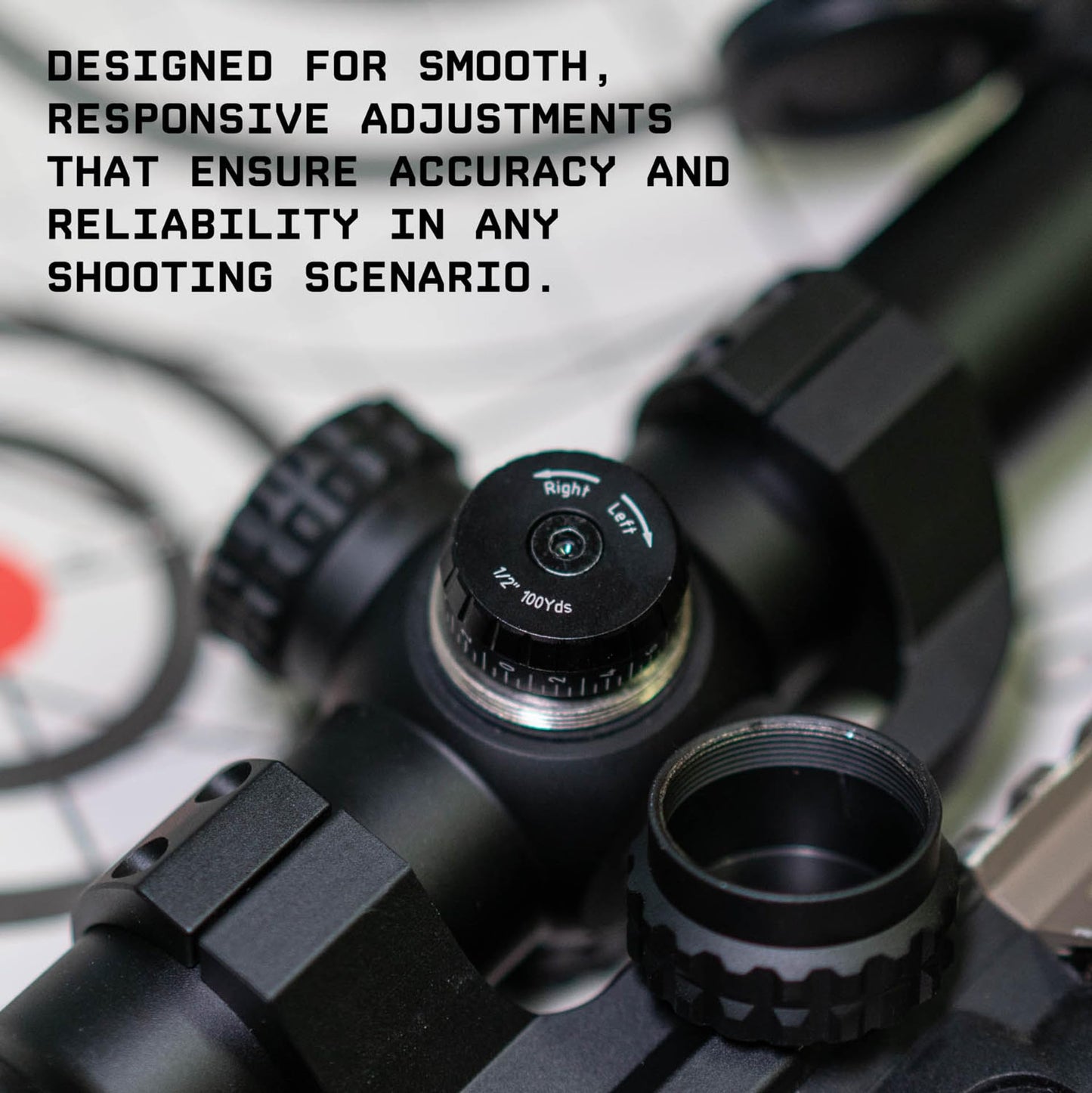 Monstrum Ladon 1-6x SFP LPVO Rifle Scope | Black | BDC-A3 Reticle